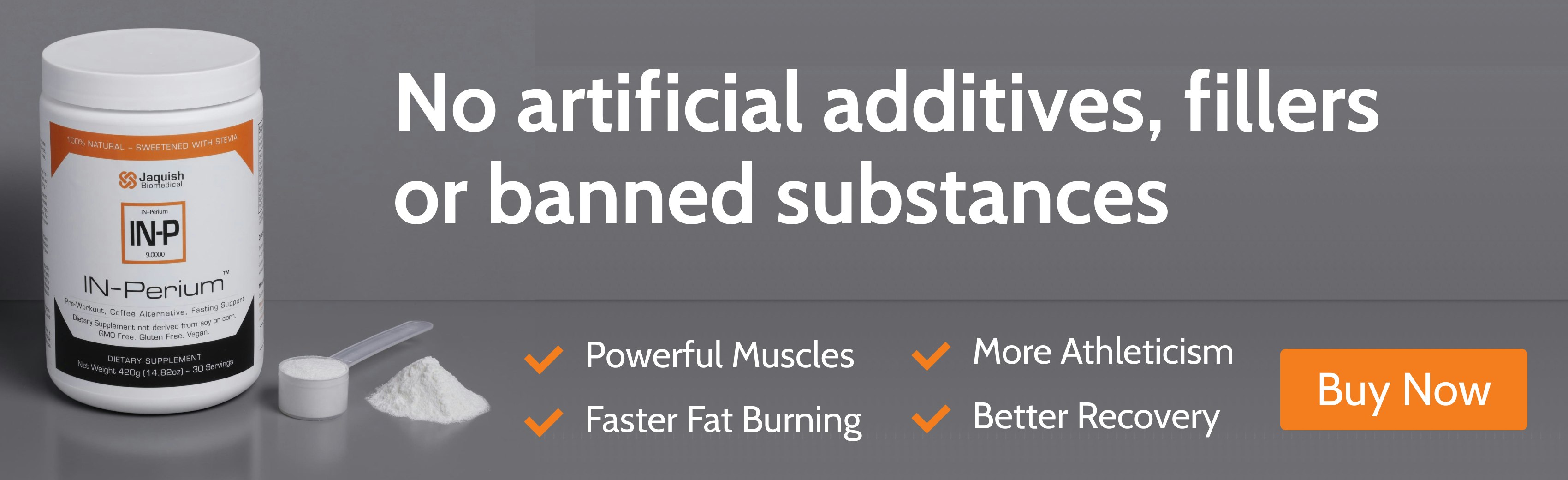 No artificial additives banner