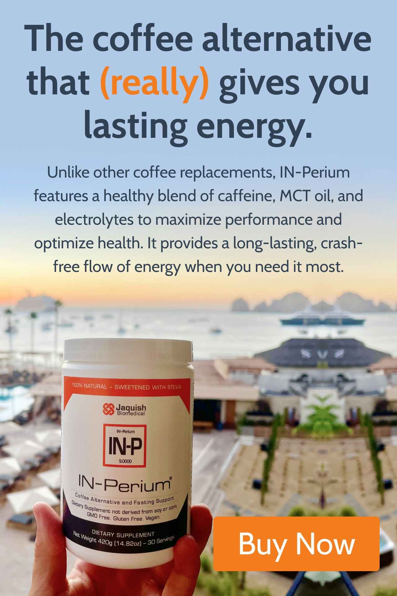 Alternative that gives lasting energy banner