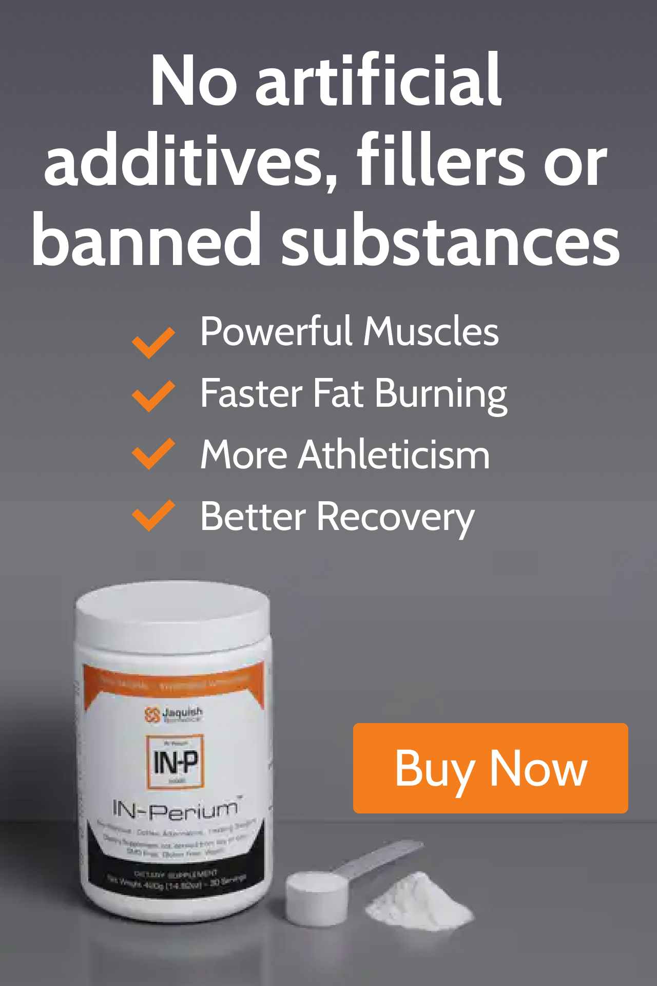 No artificial additives banner