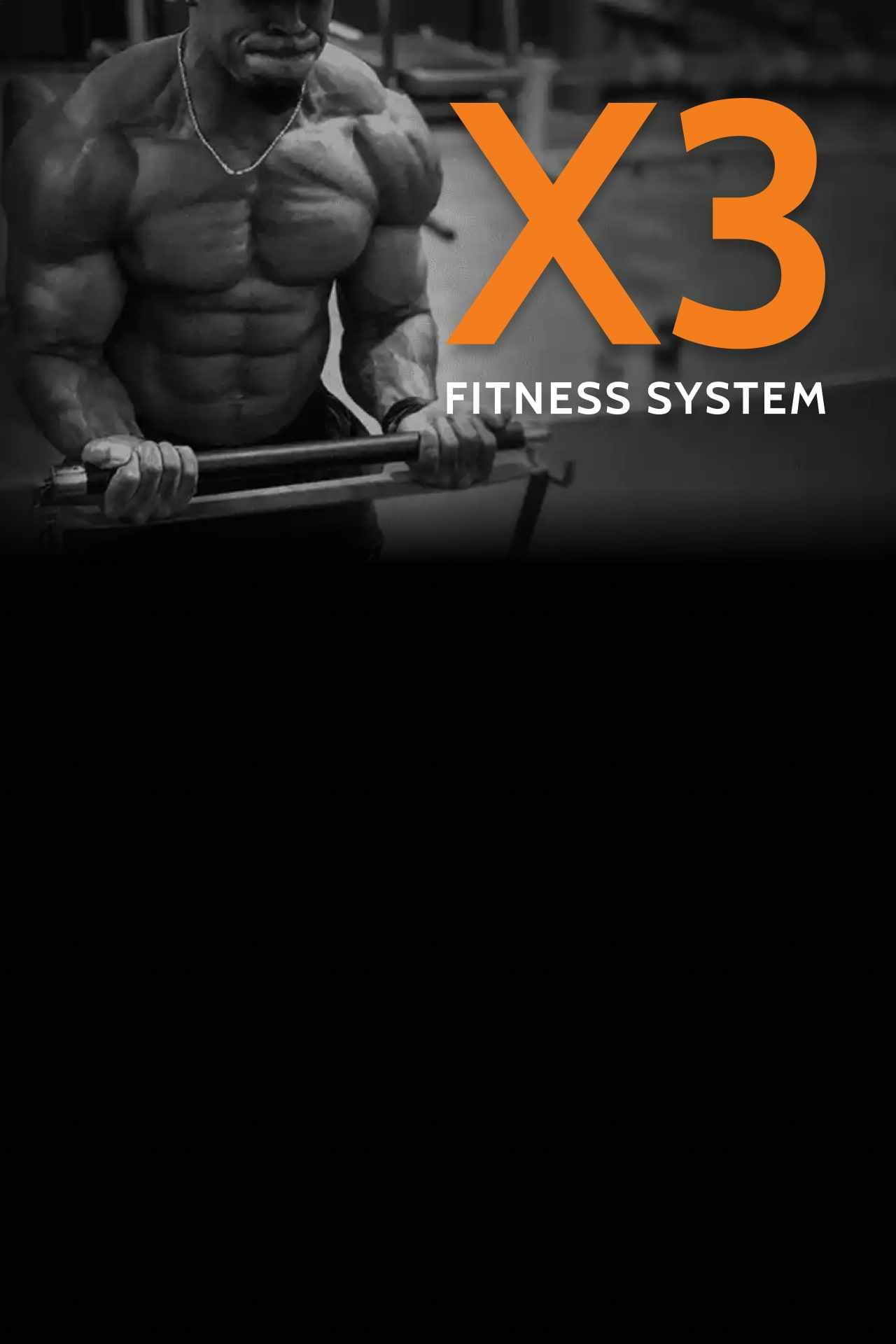 Doctor Jaquish doing bicep curls with X3 Bar