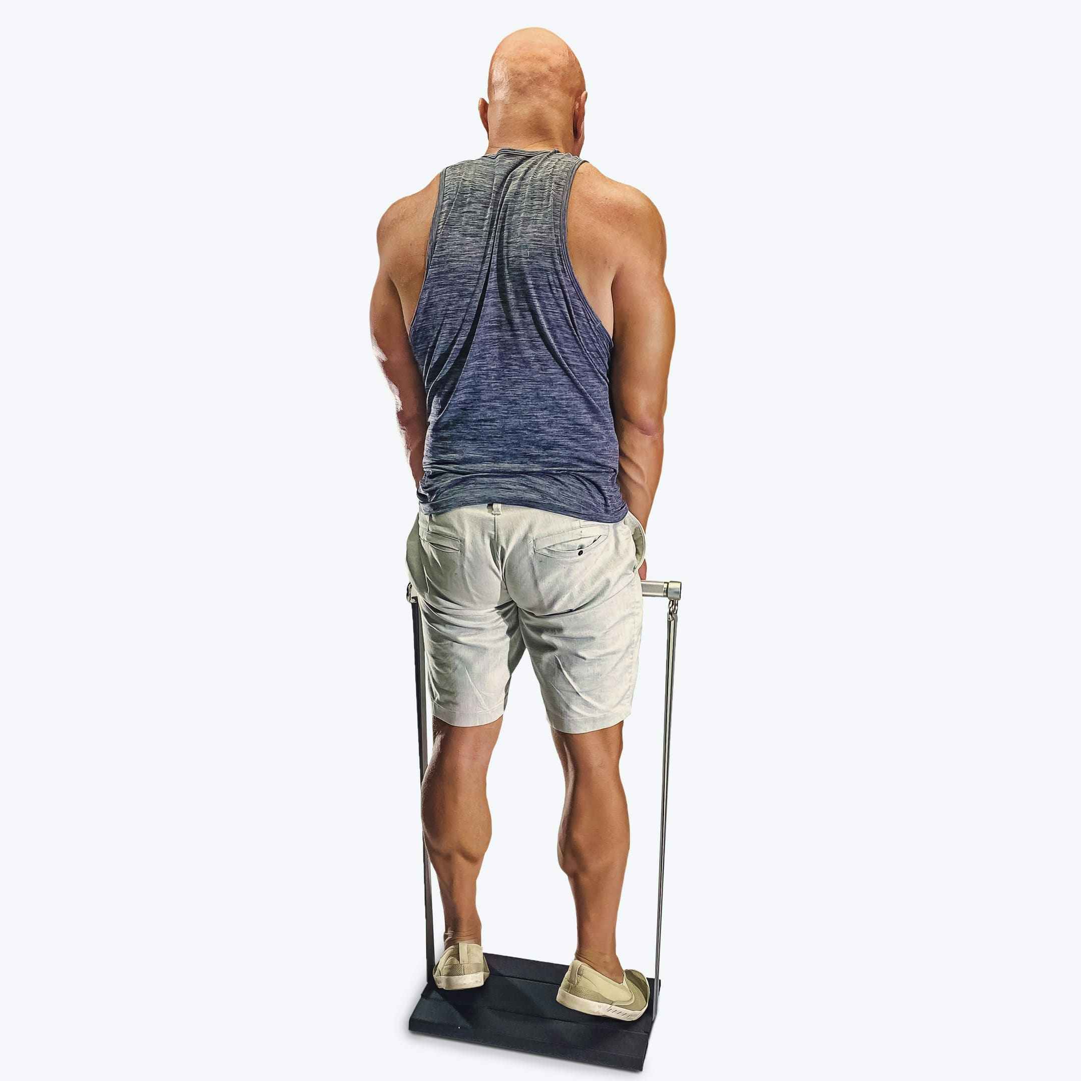 Calf Raise Using X3 bar resistance band workout system