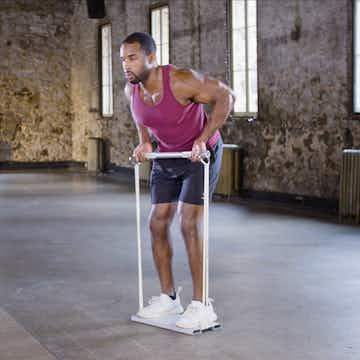 Bent Row Using X3 bar resistance band workout system