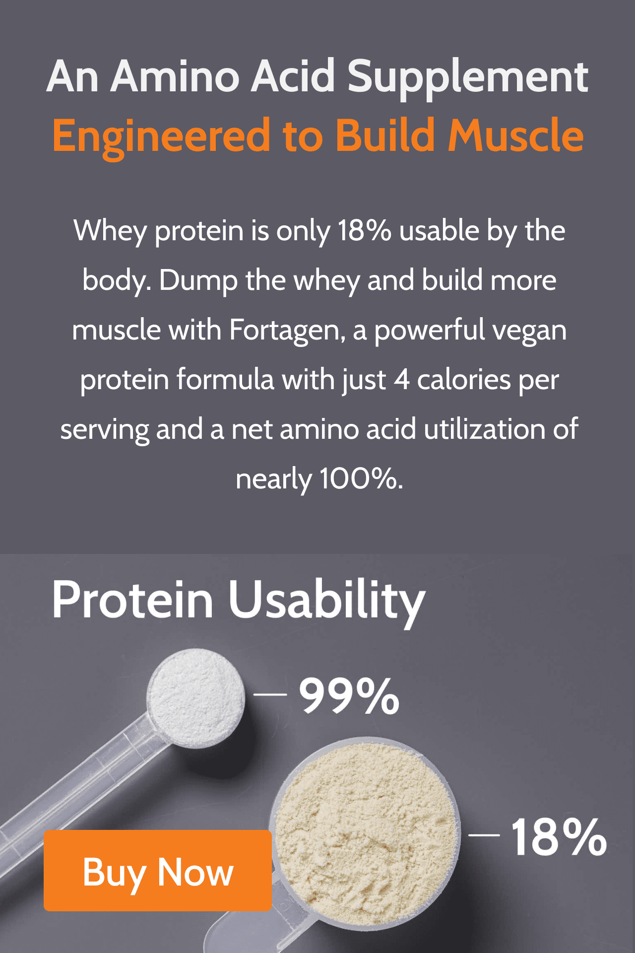 An Amino Acid Supplement Engineered to Build Muscle
