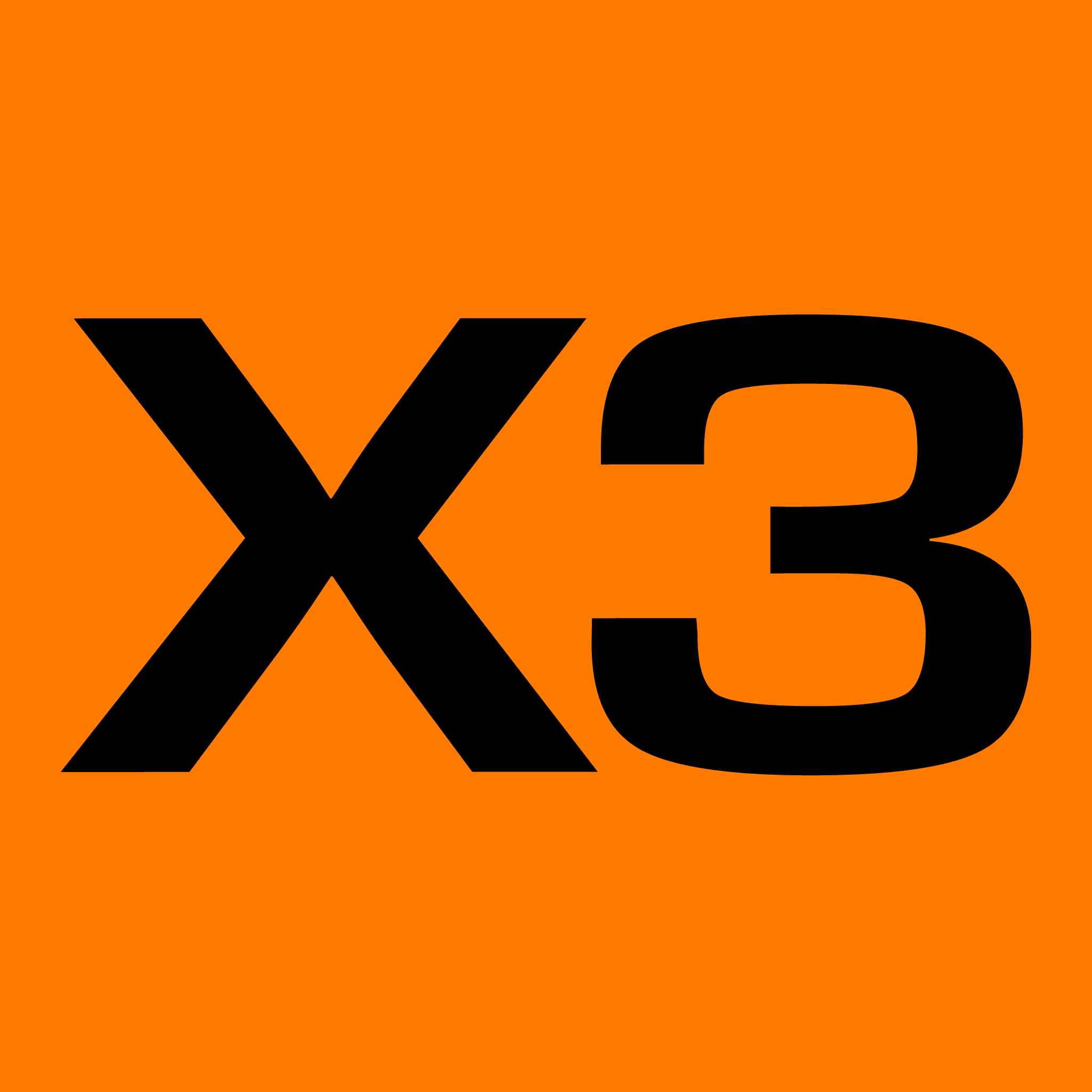 X3 Bar Logo