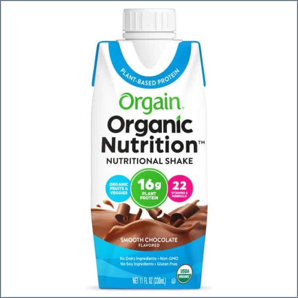 Orgain Organic Vegan Plant-Based Nutritional Shake