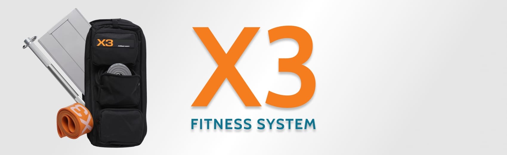 X3 bar with carrying case and logo