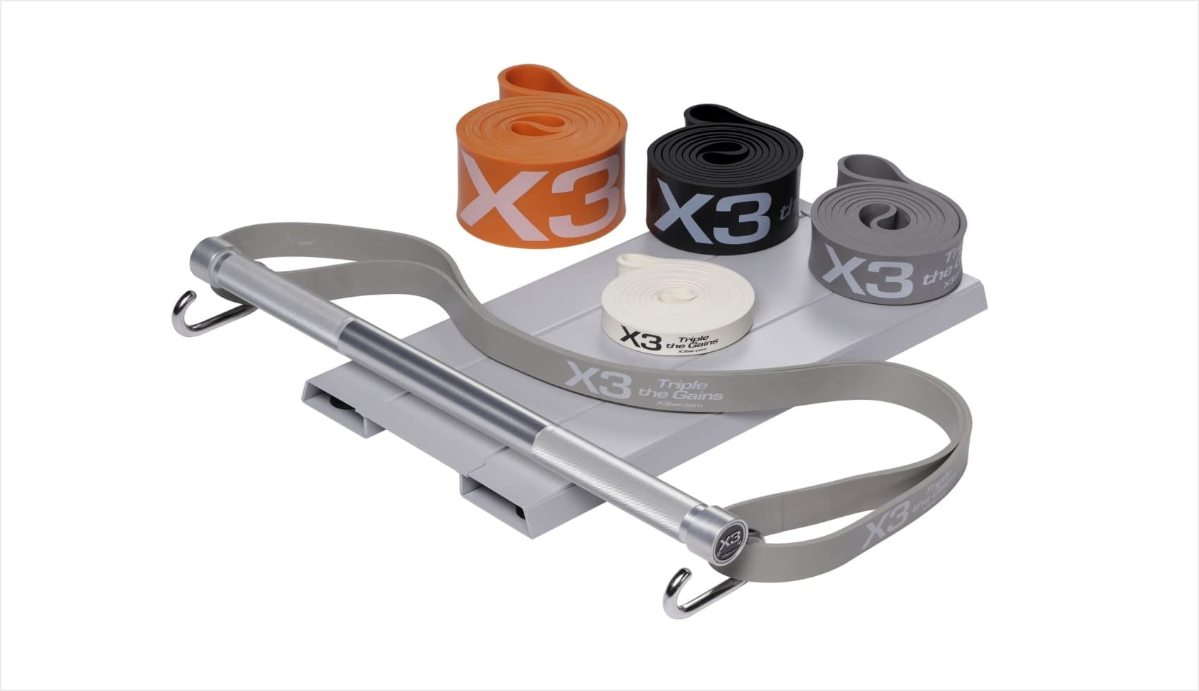 X3 Bar with resistance bands