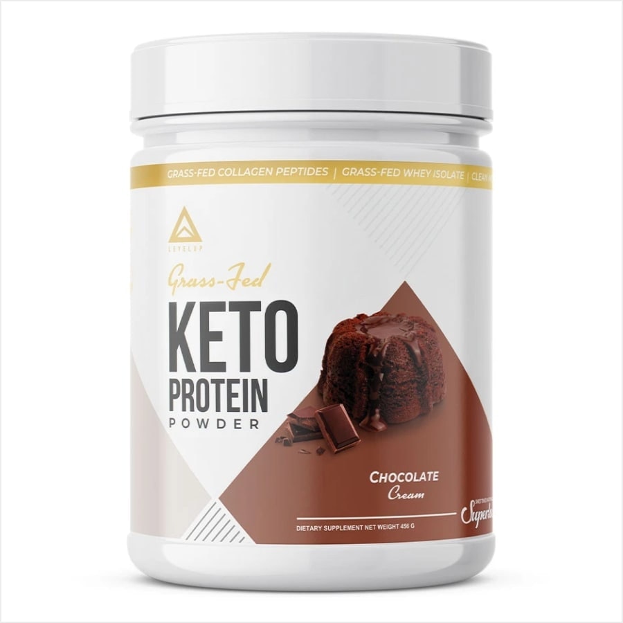 LevelUp Grass-Fed Keto Protein Powder
