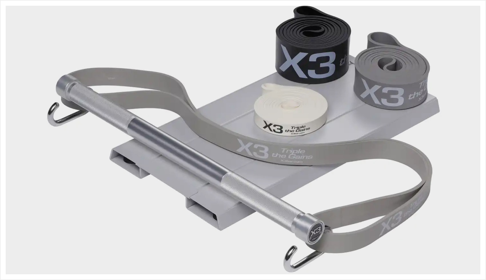 X3 bar, bands, and ground plate