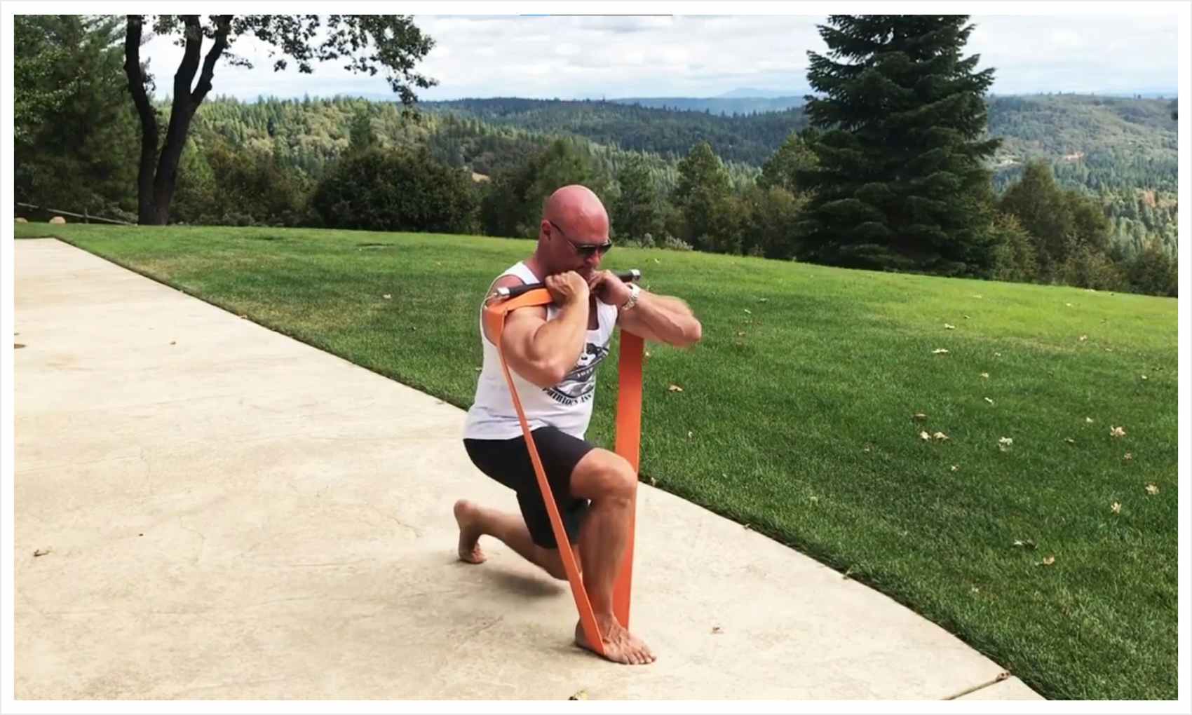 The Best Resistance Band Split Squat