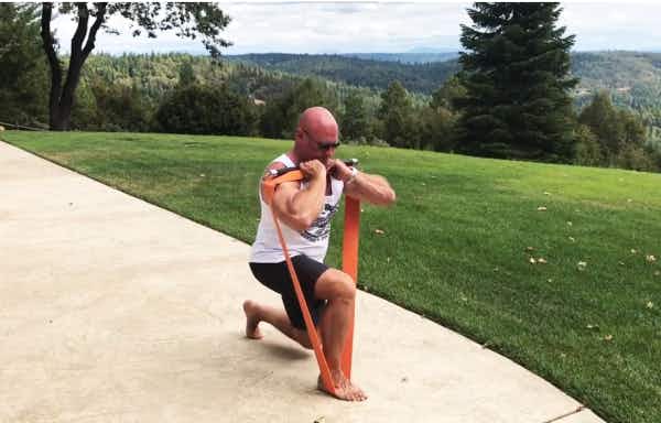 The Best Resistance Band Split Squat