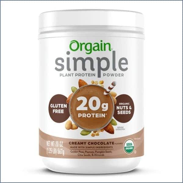Orgain Simple Organic Plant Protein Powder