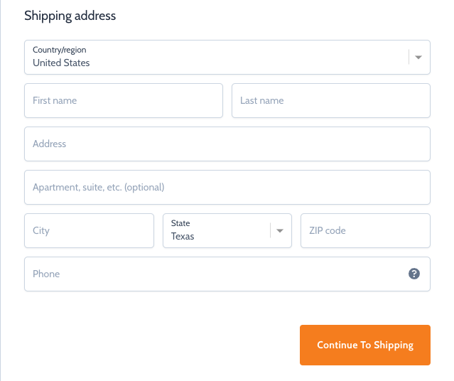Shipping