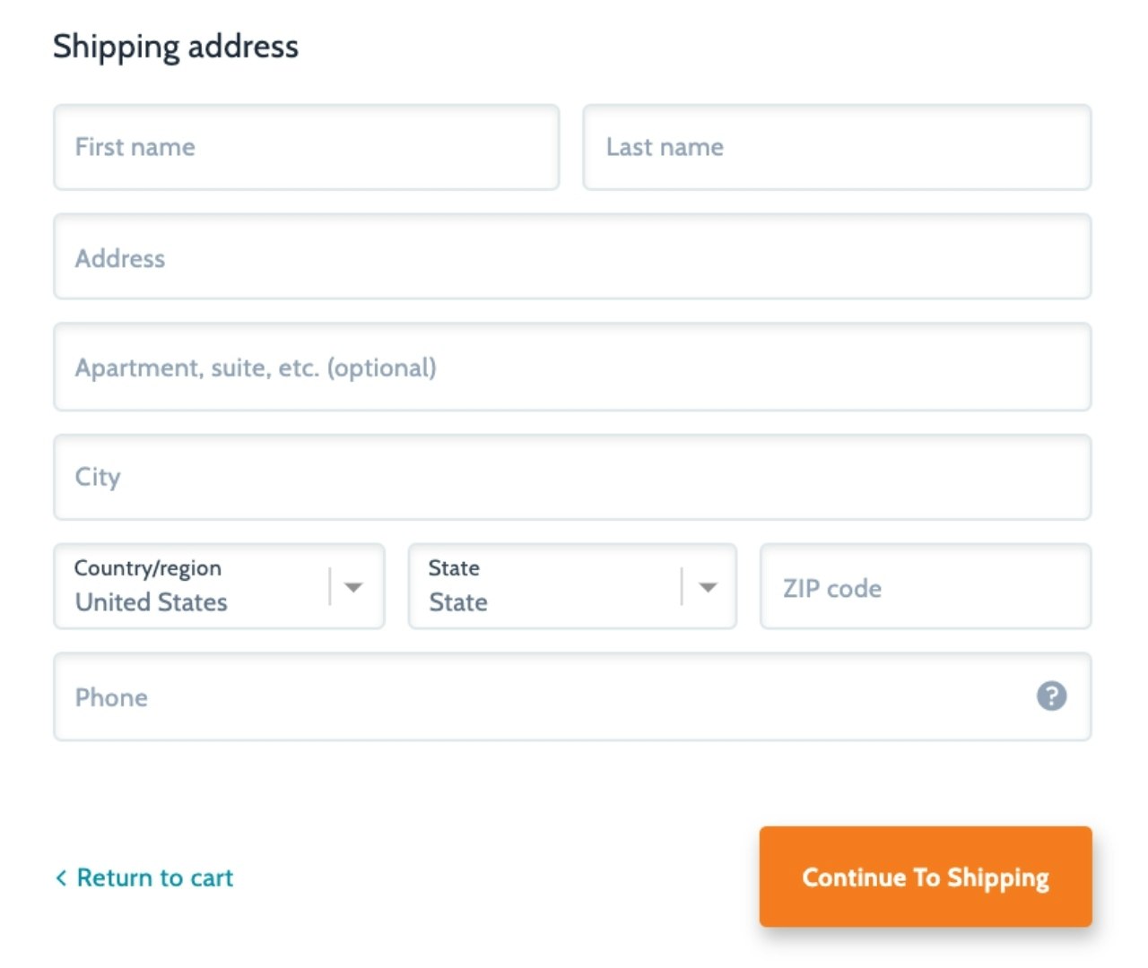 Shipping