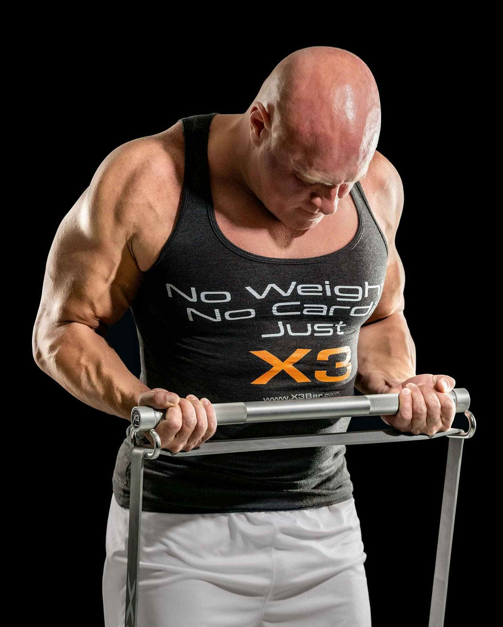 Dr. John Jaquish doing X3 bicep curl