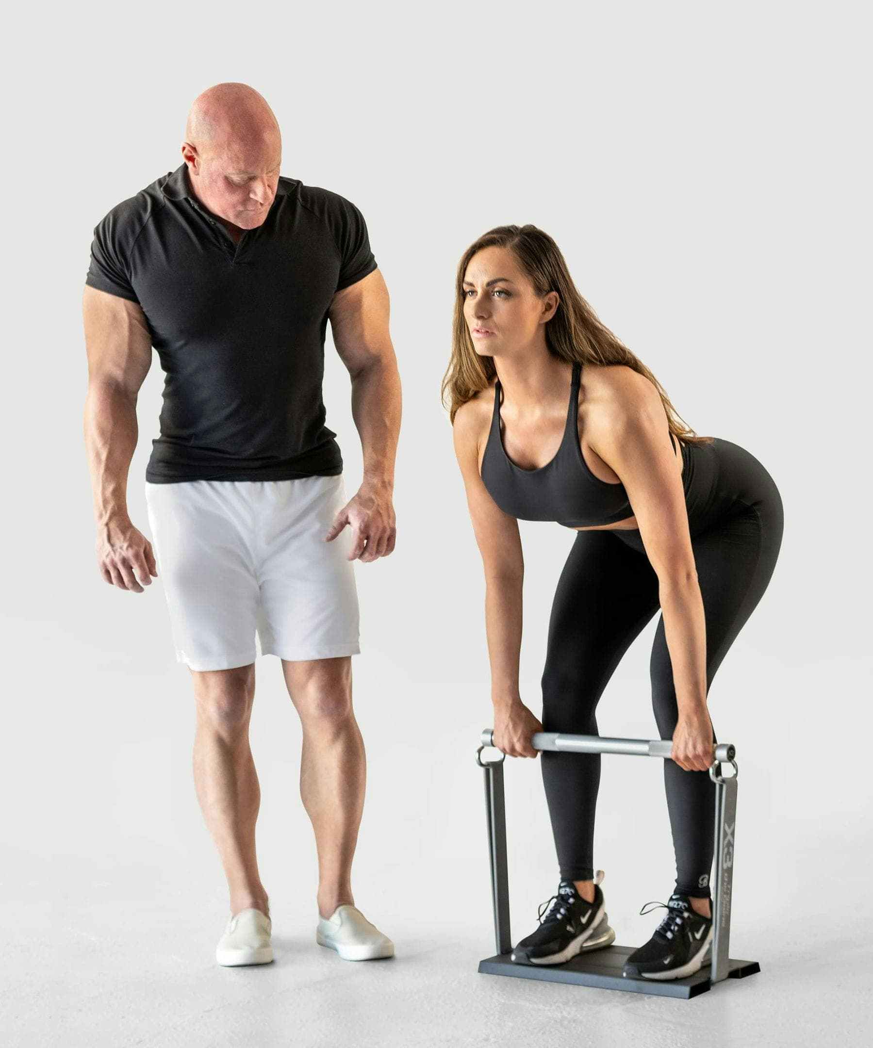 Woman using X3 bar
