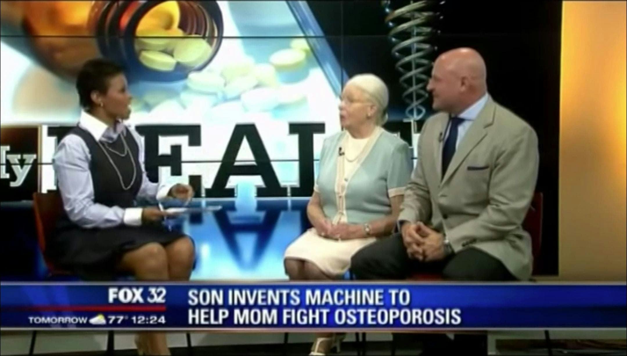 bioDensity featured during the health segment of Chicago's Fox-32 Midday news show