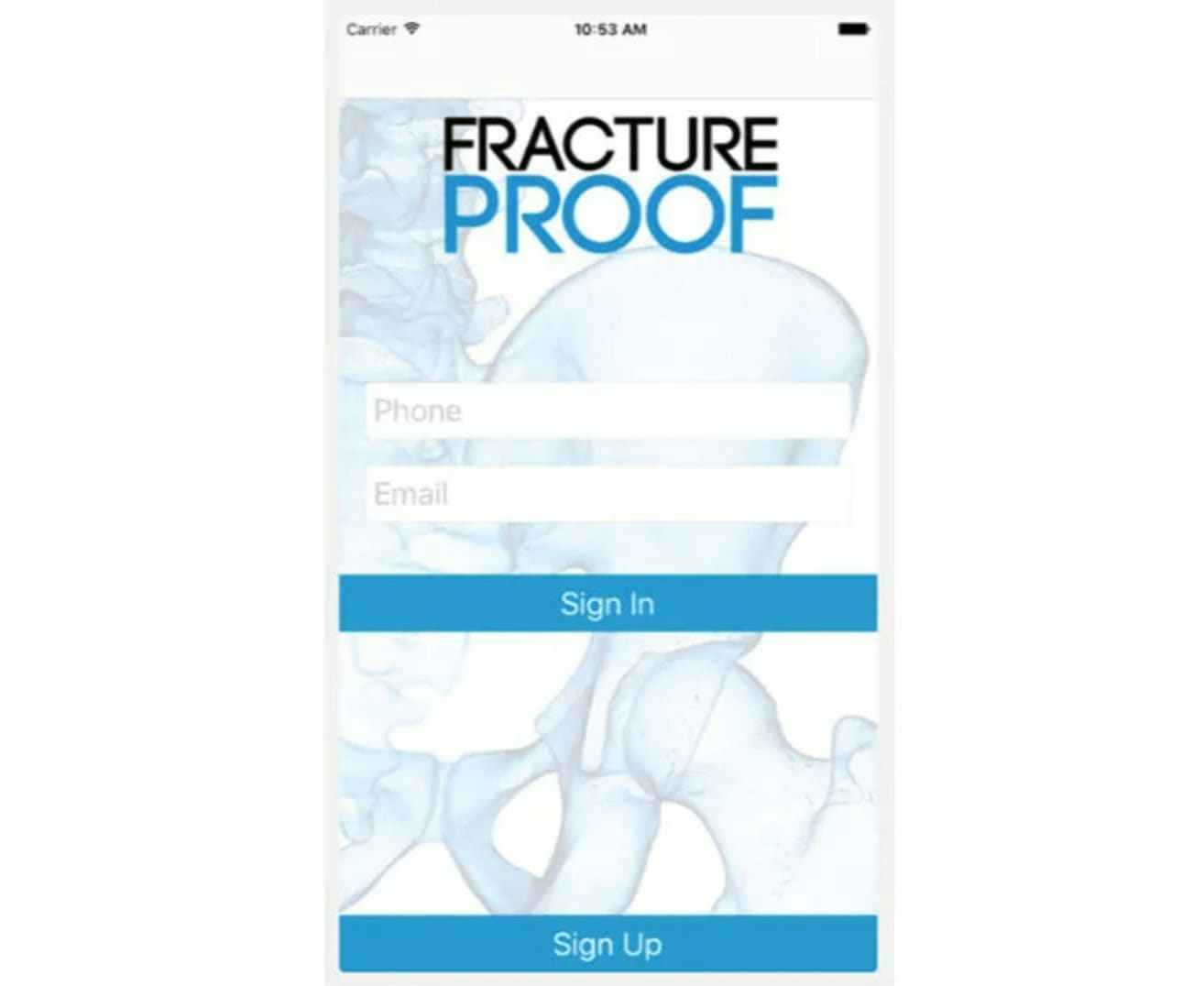 Fracture Proof - Bone Health App?