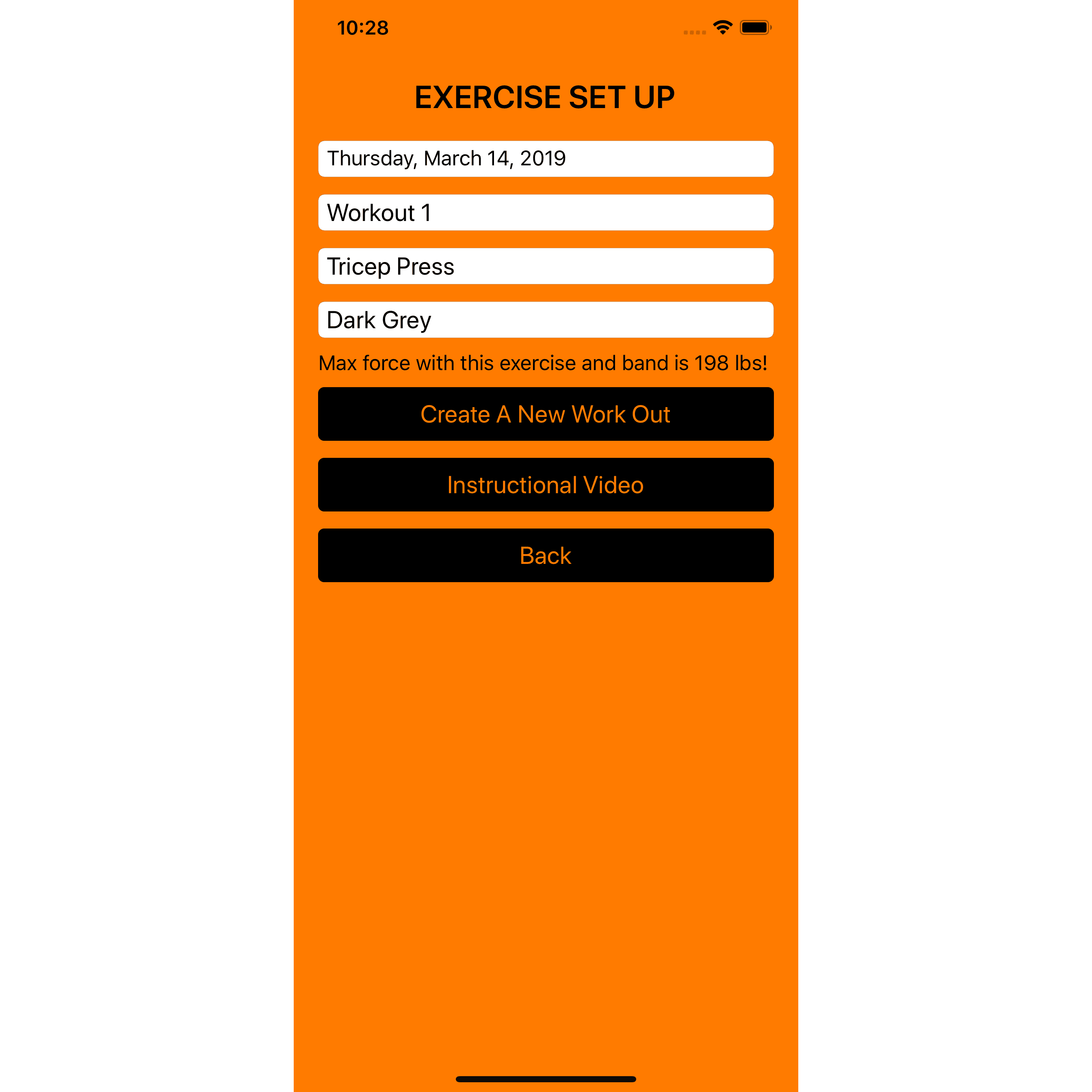 X3 Bar Workout Tracker App