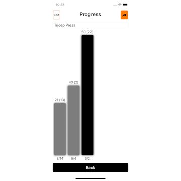 image thumbnail 3 for X3 Bar Workout Tracker App